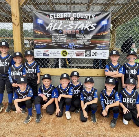 Photo courtesy of Elbert County Little League