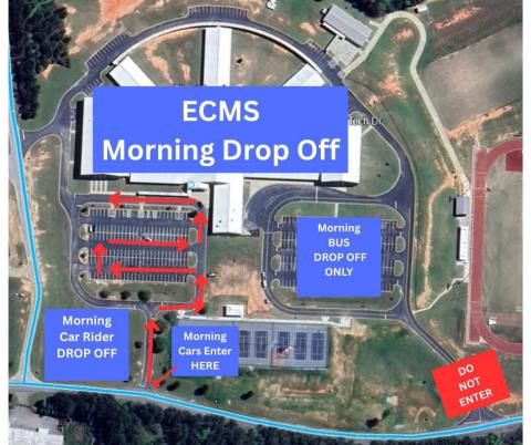 ECMS morning drop off