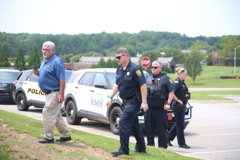 The Elbert County Sheriff's Office conducted an active shooter drill July 28. (Photos by Bo Underwood)