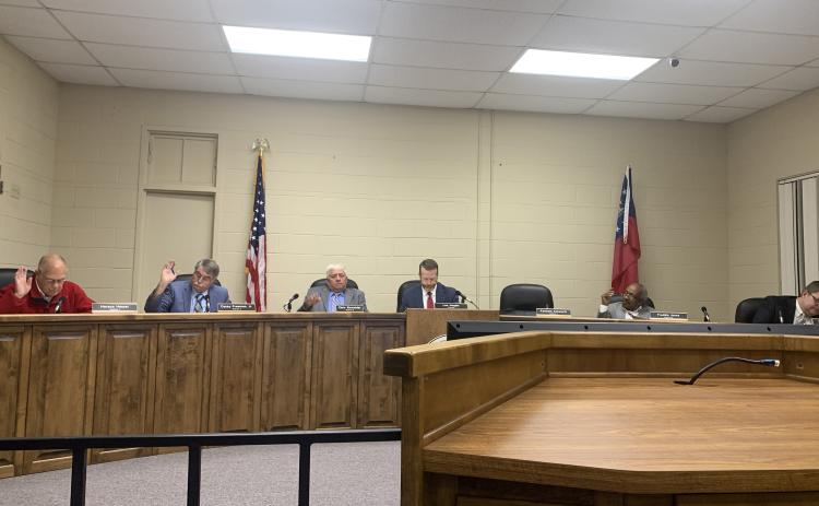 The Elbert County BOC at the regular monthly meeting Nov. 12.
