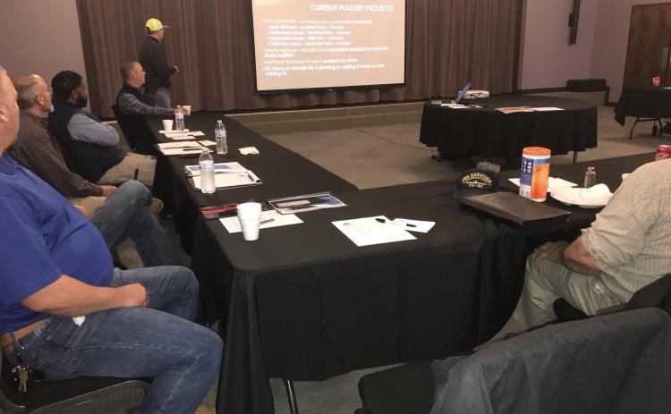 Elberton City Council held a planning session for fiscal year 2021 at the Elberton Arts Center Saturday morning. Council members heard reports from utilities, public works, fire department, downtown projects,  ElbertonNet, TSPLOST and more than a few city storm drain issues. (Photo by Jones)