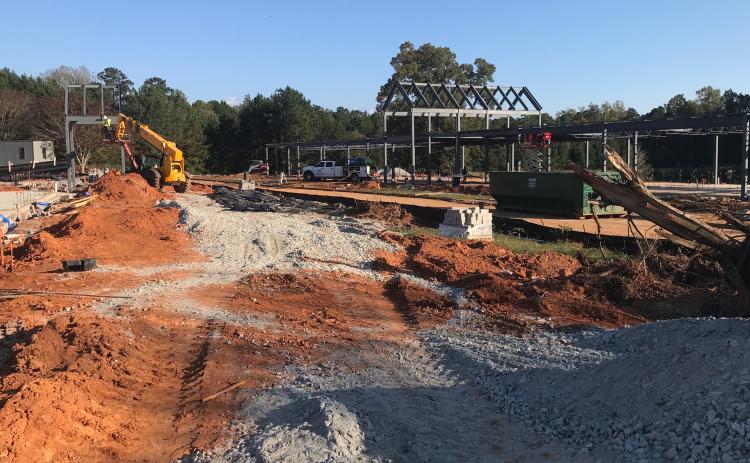 A new look at Athens Technical College’s Elberton campus...classrooms, laboratories and an arena building are scheduled to be completed in August of 2021. (Photo by Jones)