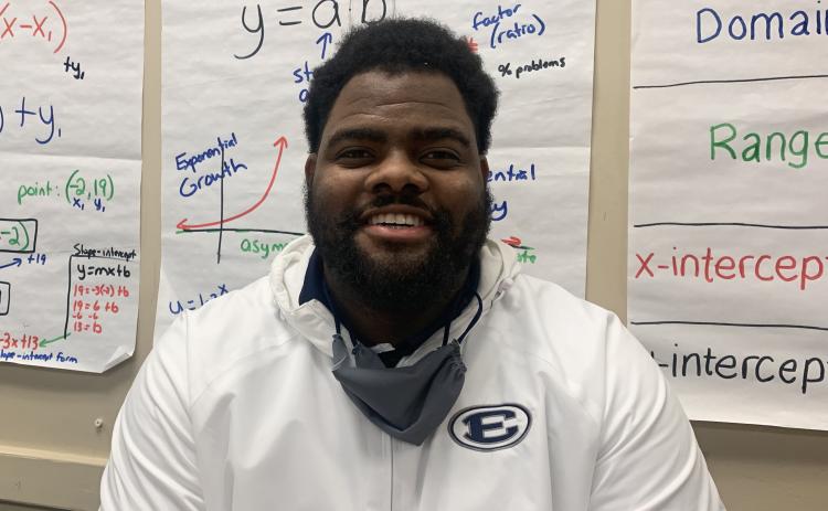 ‘To further your education and help yourself, in the long run, to become more successful’ is Turman’s goal for teaching and coaching. (Photo by Scoggins)