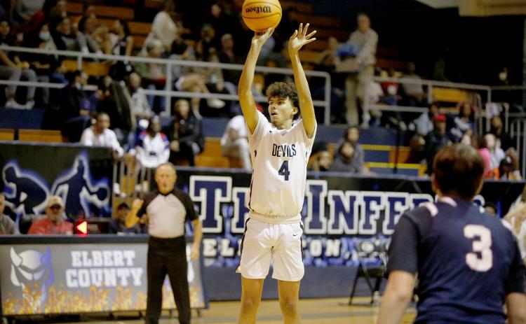 Kane Hughes was named the player of the game against East Forsyth after putting up 15 points for the Devils Nov. 27.