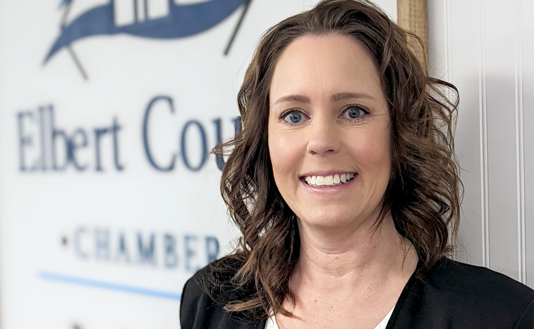 Rebecca Holliday was named the new executive director of the Elbert County Chamber of Commerce during the 96th annual Chamber of Commerce banquet Thursday, April 7.