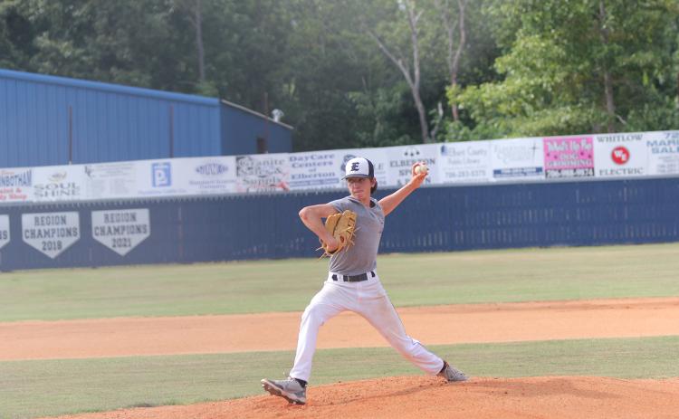 The Elbert County Diamond Devils played in a serious of summer league games throughout June to give the team practice, create opportunities for players to learn different playing positions and create a team bonding experience. Pictured during one the games is Diamond Devil Cole Acker