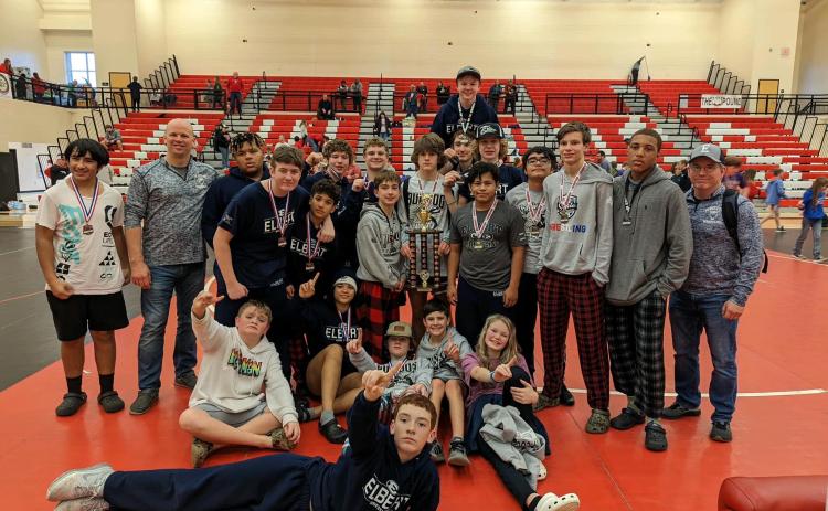 fElbert County Middle School's Mat Rams brought home a first place finish during the Bulldog Invitational hosted by Morgan County Dec. 17.