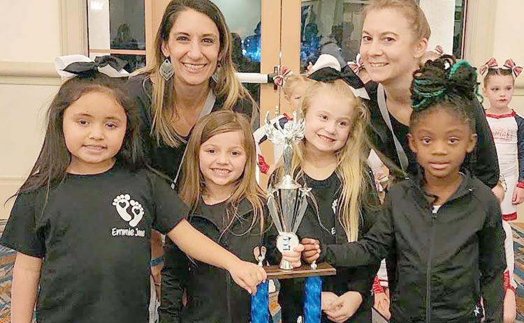 The group consists of Kolynns Bellew, Ari Fortson, Yeicelyn Mills and Everlee Pulliam and is coached  by Vanessa Gilmore and Candice Dorsey.