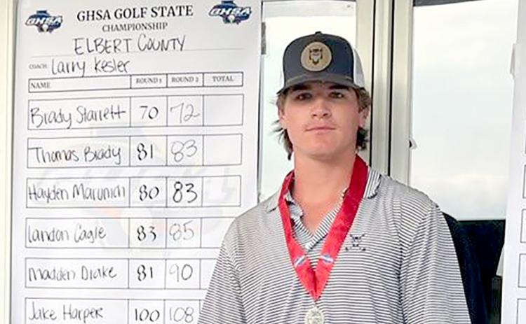 Senior Brady Starrett finished the tournament in second place in individual standings. The tournament was the first state championship event ever hosted in Elbert County.