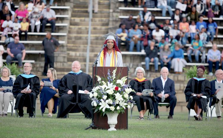 Graduating senior and Elbert County Comprehensive High School Class of 2023 Class President Jamia Allen will attend Ivy League University of Pennsylvania in the fall. (Photo by Scoggins)