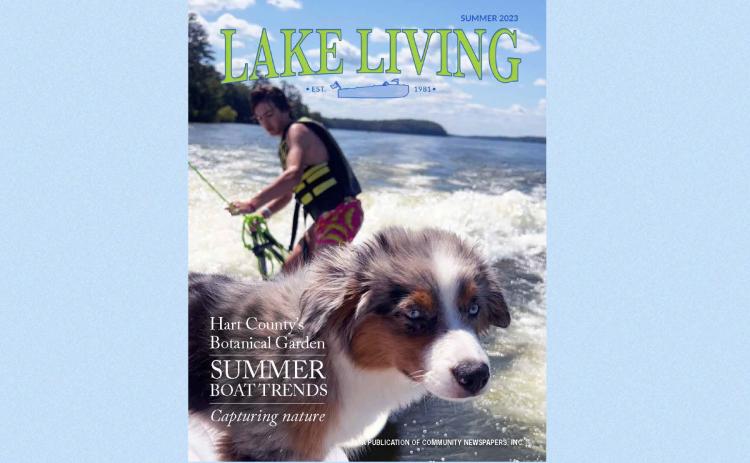 Summer 2023 Edition of Lake Living Magazine Cover