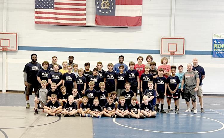 The Elbert County Mat Devils hosted their annual youth wrestling camp in the gym at the former Falling Creek Elementary School July 24 to July 26. The camp was taught by the Elbert County wrestling staff and helped teach wrestlers of varying experience levels the fundamentals of wrestling.