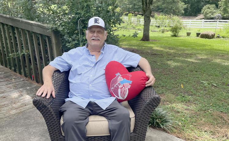 Lewis “Bull” Bailey is back home in Elberton after a month-long hospital stay and a miraculous heart transplant story. (Photo by Hall)