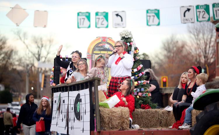Elbert Memorial Hospital (above) won first place for their float while Burton Quarterhorses was awarded second. Home Sweet Home came in third.  Granite City Impact Center and Calvary Baptist Church were awarded honorable mentions. (Photo by Wells)