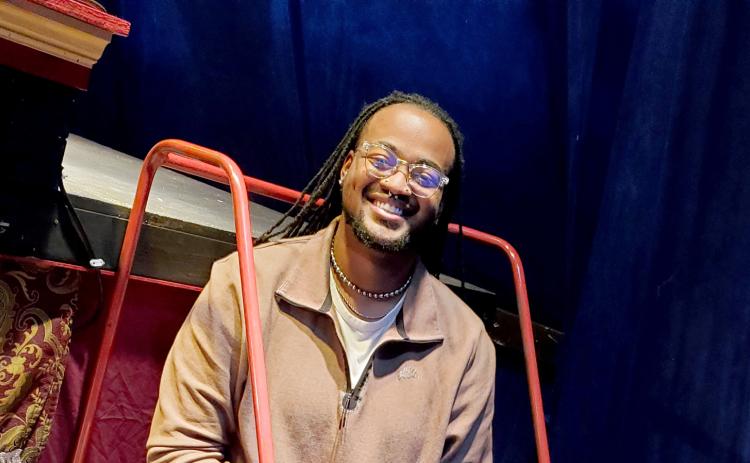 Rendarris "Ren" Gaines will take The Elbert Theatre stage March 15 as the "Leading Player" in "Pippin" and one of the theatre's first leading black actors. (Photo courtesy of The Elbert Theatre)