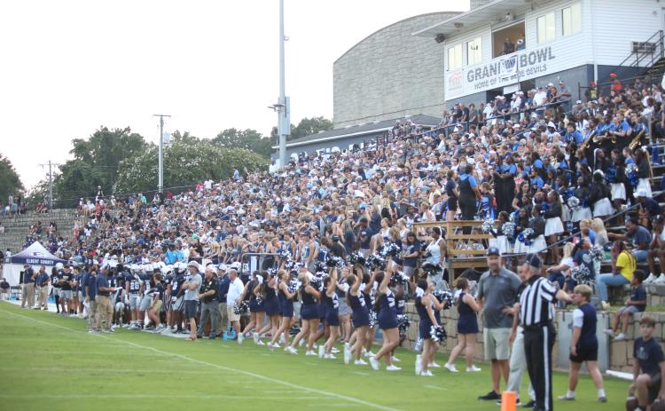 Fans packed the first home game against Hart County on Aug. 16. (Photo by Wells)