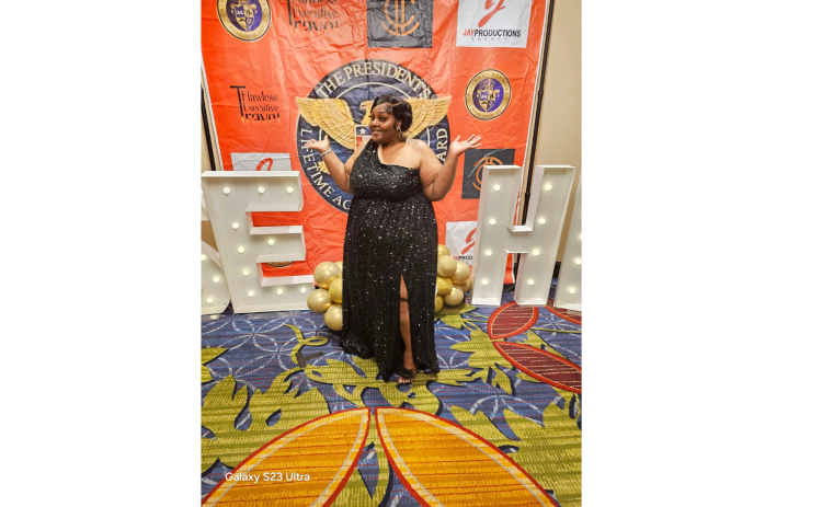 Marquitta Rucker was recently honored in Atlanta by President Joe Biden and Vice President Kamala Harris with the 2024 Presidential Lifetime Achievement Award. (Photo submitted by Marquitta Rucker)