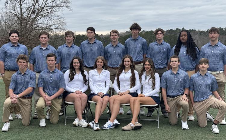 The Elbert County Blue Devils and Lady Devils golf teams.