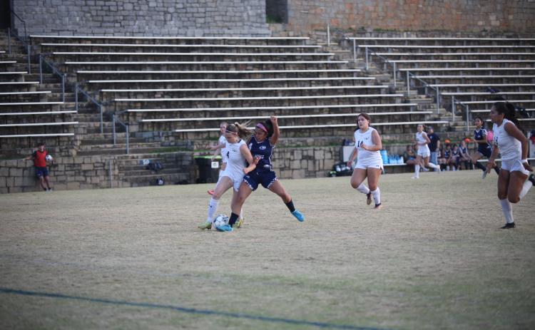 Victoria Medellin scored four of Elbert’s five goals in their road win over Oglethorpe March 21. (File photo by Wells)