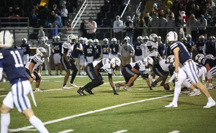 The 2025 Elbert County Blue Devils football team is scheduled to kick off their new season with a highly anticipated rivalry game against Hart County Aug. 15. Head Coach Andy Dyer is in his first year at the helm after being promoted from assistant head coach with the departure of former head coach Shannon Jarvis. (File photo by Wells)