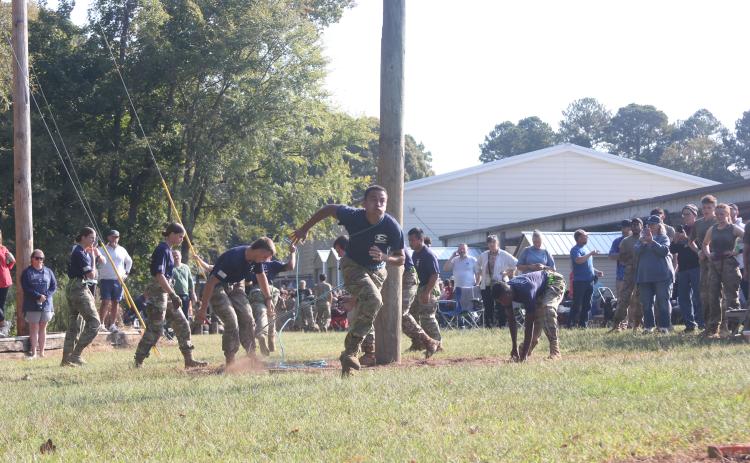 Elbert County Comprehensive High School’s JROTC Raiders hosted their annual home meet Oct. 18. (Photo by Mark Wells)