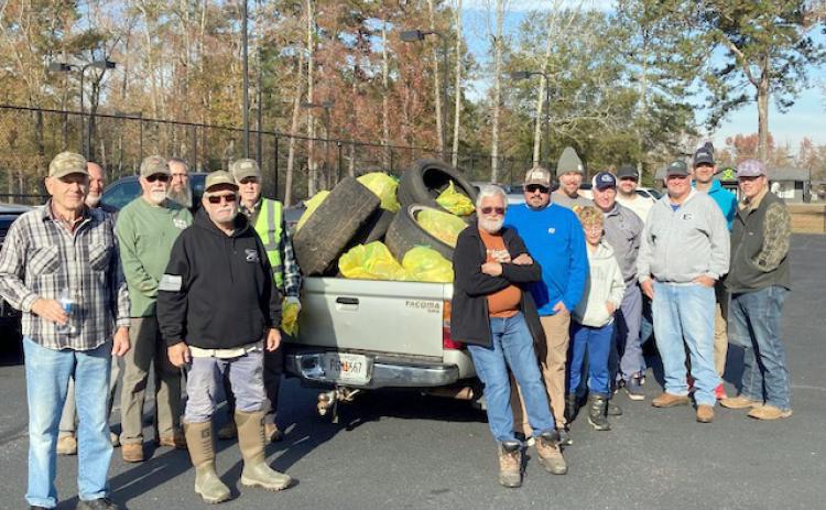 Elberton Christian Church's "Ground Breakers" helped clean up Mobley Hill Road Nov. 15.