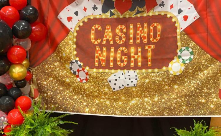 Casino night graphic