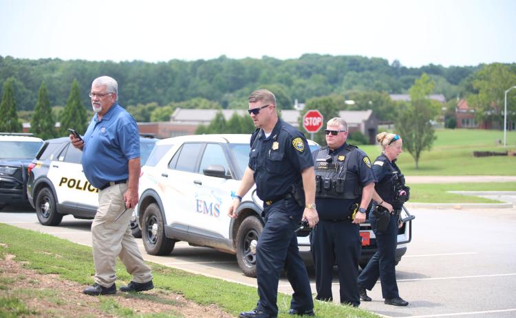 The Elbert County Sheriff's Office conducted an active shooter drill July 28. (Photos by Bo Underwood)
