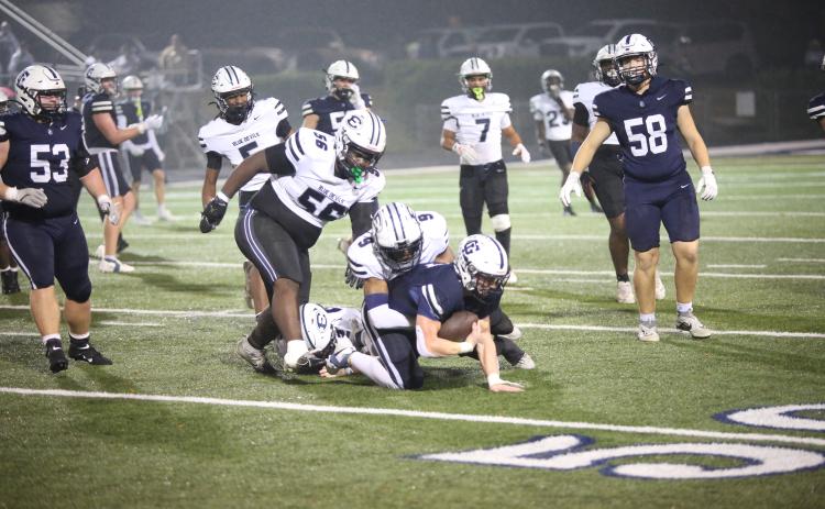 Braylen Huff (9) will anchor Elbert County's secondary this season. (Photo by Bo Underwood)