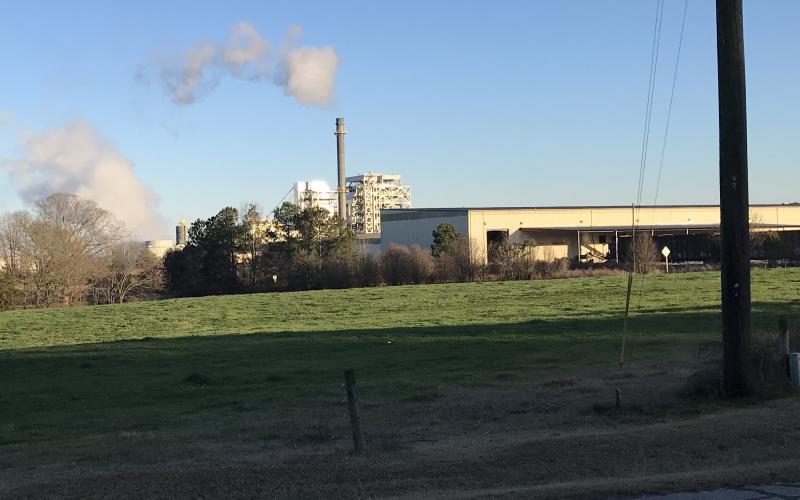 Elberton is currently getting paid to “treat” wastewater coming from this incinerator plant in Madison County. The plant is seeking a permit to allow them to release wastewater into a tributary that empties into Broad River. (Photo by Jones)
