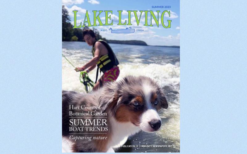 Summer 2023 Edition of Lake Living Magazine Cover