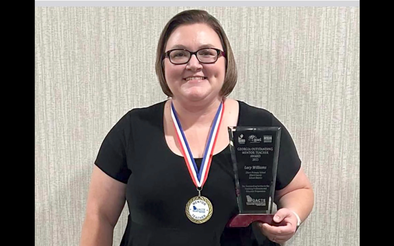Elbert County Primary School’s Lacy Williams was named the Northeast Georgia P-20 Collaborative Mentor Teacher of the Year. 