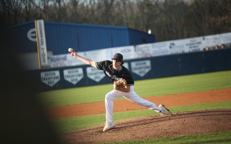 Brady Bowen led the team in strikeouts in the three-game series against Rabun County. (File photo by Wells)