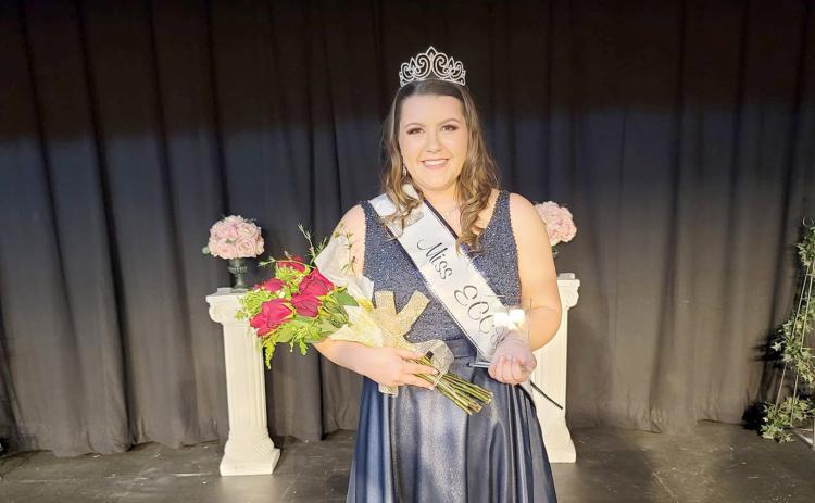 Elbert County Comprehensive High School senior Callie Moss was crowned the new Miss ECCHS 2023 during the annual pageant at the Elberton Arts Center Feb. 4.