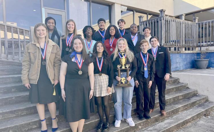 The Elbert County Comprehensive High School Literary team won a back-to-back region championship during the Region 8A-D1 Literary Meet at ECCHS Feb. 18.