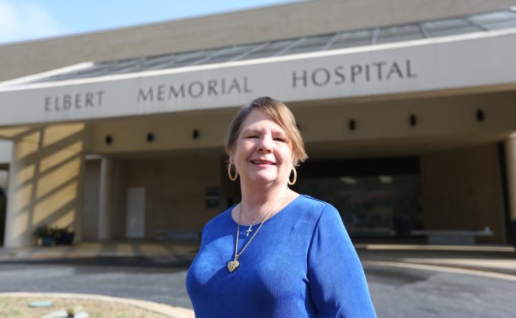 Mary Toney is set to retire from Elbert Memorial Hospital Friday with 47 years of service. (Photo by Scoggins)