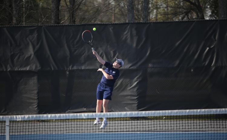 Broughton Smith and Jude Sanders picked up wins over Rabun County March 16. (Photos by Wells)