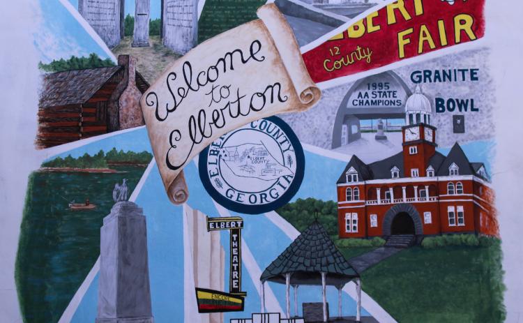 Elberton Welcome Sign