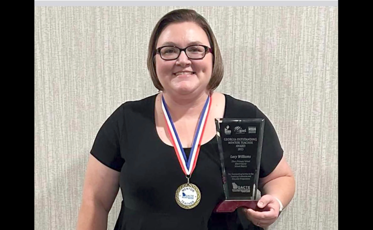 Elbert County Primary School’s Lacy Williams was named the Northeast Georgia P-20 Collaborative Mentor Teacher of the Year. 